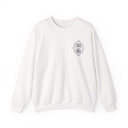 Thick Thighs Bruja Vibes Crewneck Sweatshirt