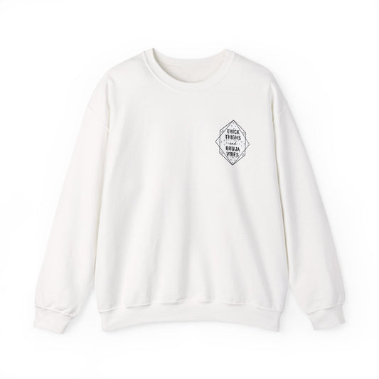 Thick Thighs Bruja Vibes Crewneck Sweatshirt