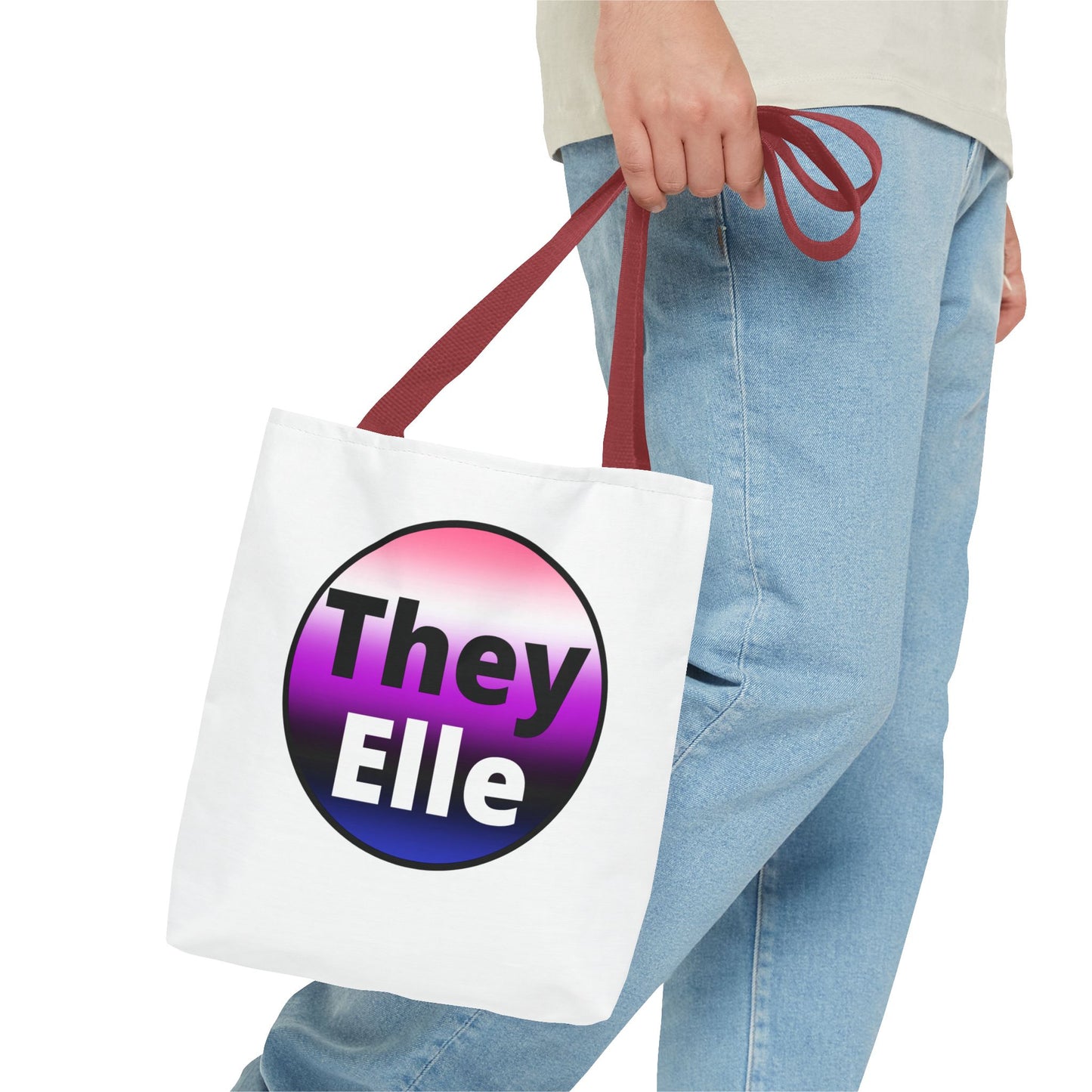 They/Elle Genderfluid Tote Bag