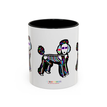 Dia de los Muertos Poodle Coffee Mug