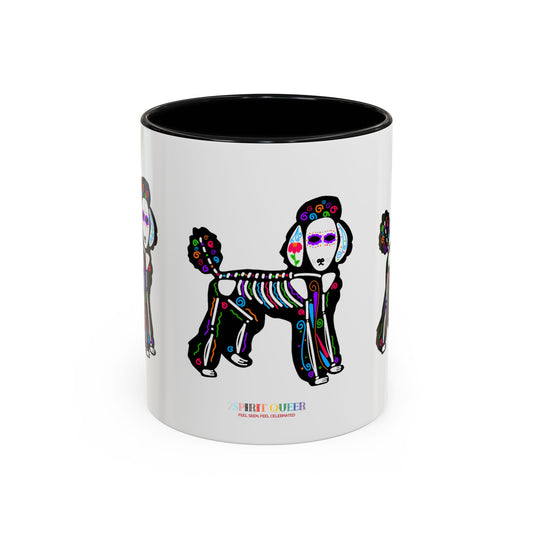 Dia de los Muertos Poodle Coffee Mug