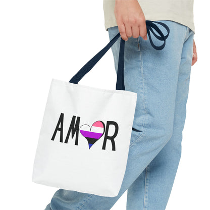 Amor Genderfluid Tote Bag