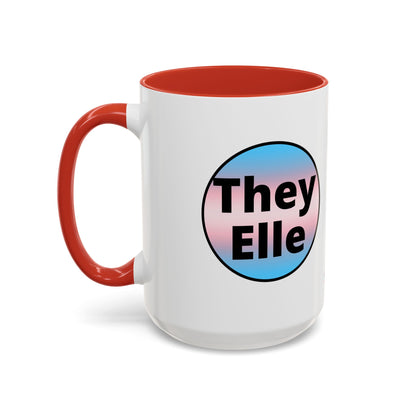 They / Elle Trans Coffee Mug