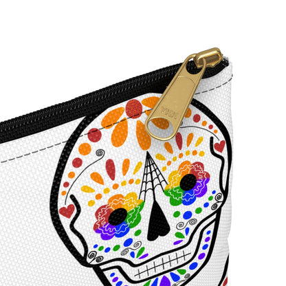 Queer Sugar Skull Accessory Pouch