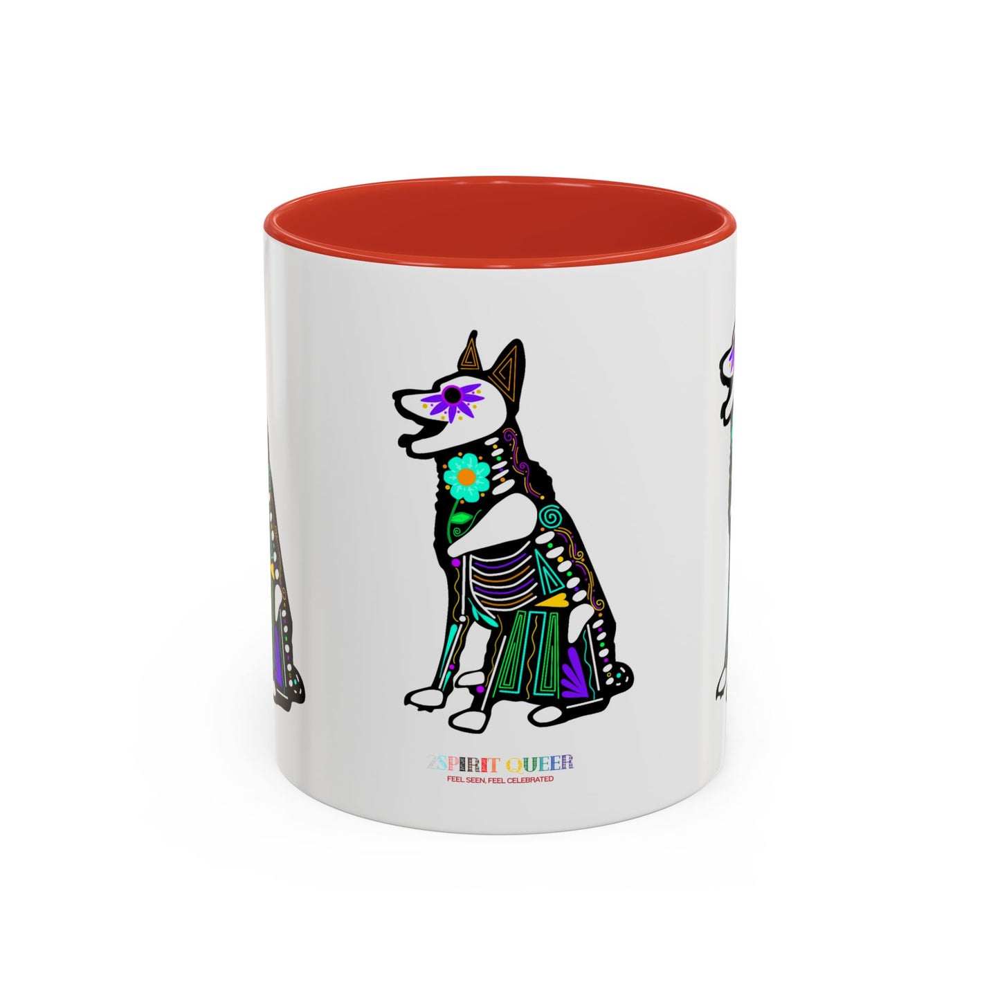 Dia de los Muertos German Shepard Coffee Mug