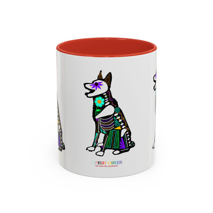 Dia de los Muertos German Shepard Coffee Mug