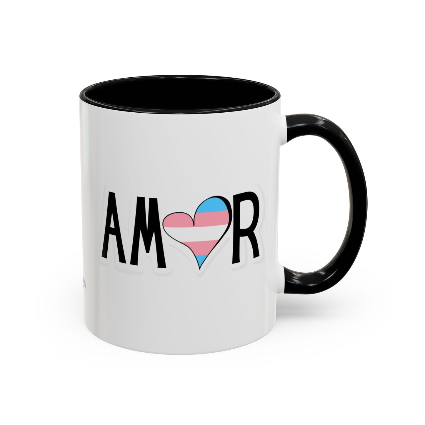 Amor Trans Accent Coffee Mug