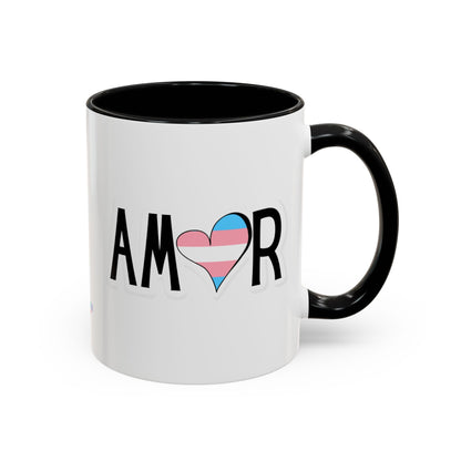 Amor Trans Accent Coffee Mug