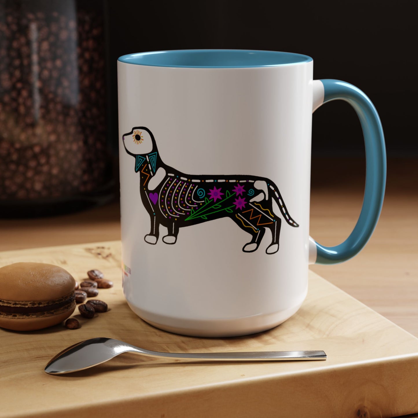 Dia de los Muertos Dachshaund Coffee Mug