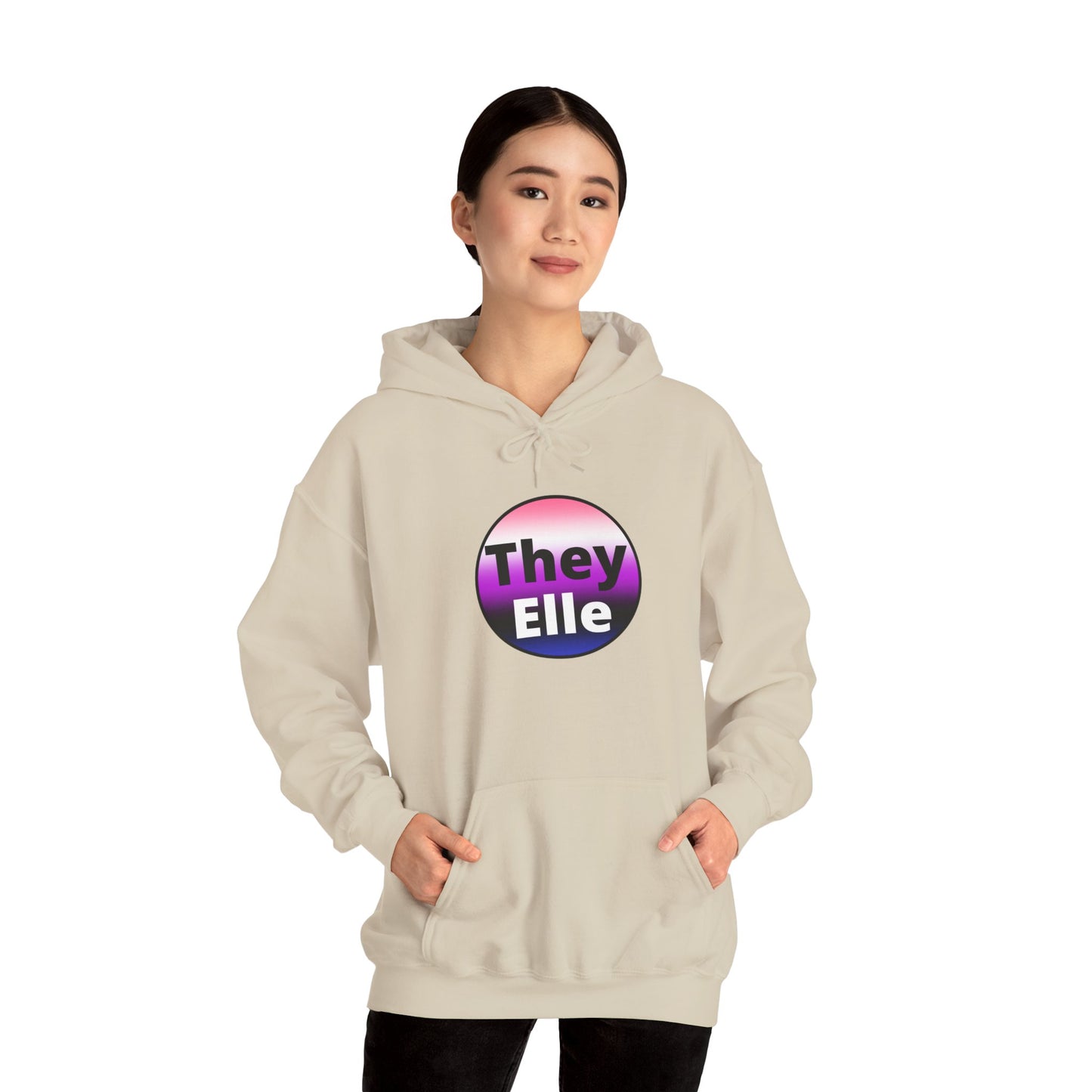 They / Elle Genderfluid Hooded Sweatshirt
