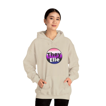 They / Elle Genderfluid Hooded Sweatshirt