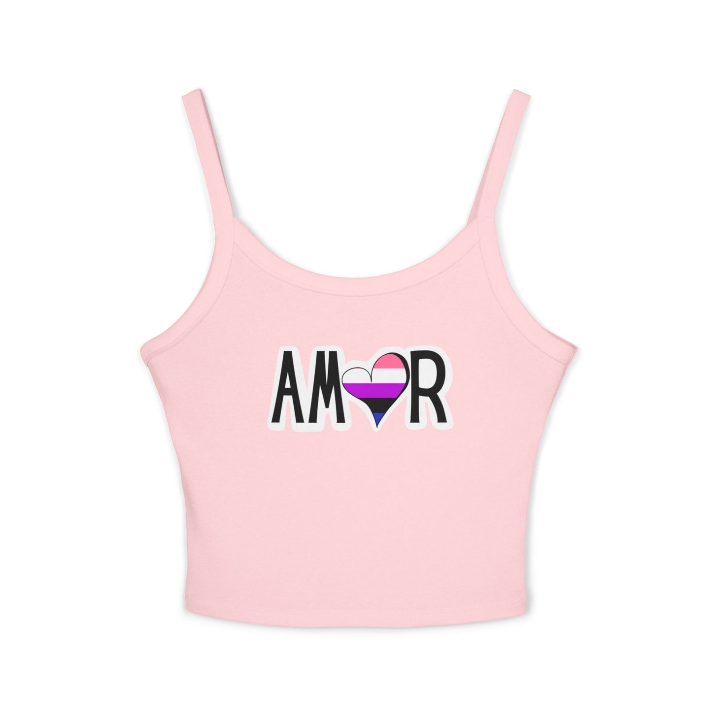 Amor Genderfluid Spaghetti Strap Tank Top