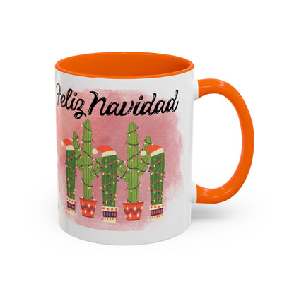 Feliz Navidad Cacti Coffee Mug
