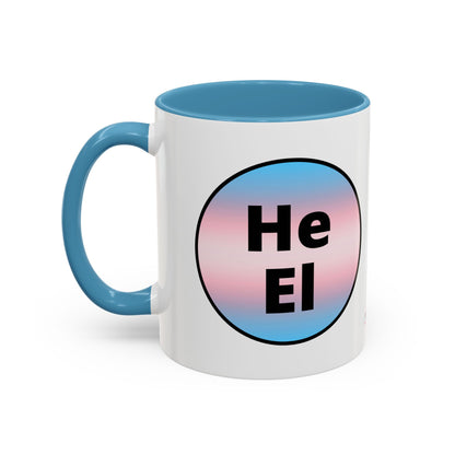 He/El Trans Accent Coffee Mug
