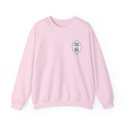 Thick Thighs Bruja Vibes Crewneck Sweatshirt