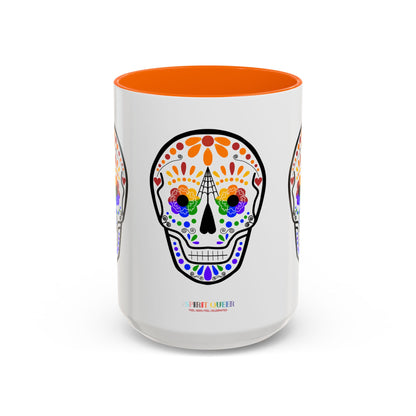 Queer Sugar Skull Coffee Mug