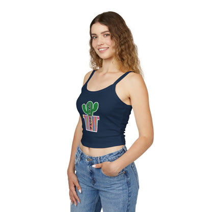Chingona Cacti Spaghetti Strap Tank Top
