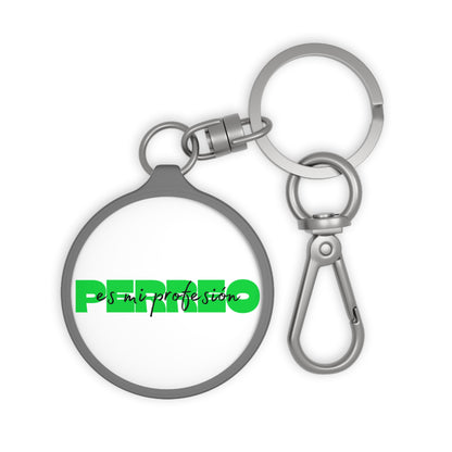 Perreo Es Mi Profesion Green Keyring Tag