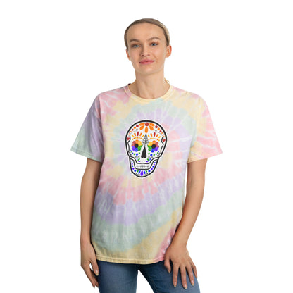 Queer Sugar Skull Tie-Dye Tee