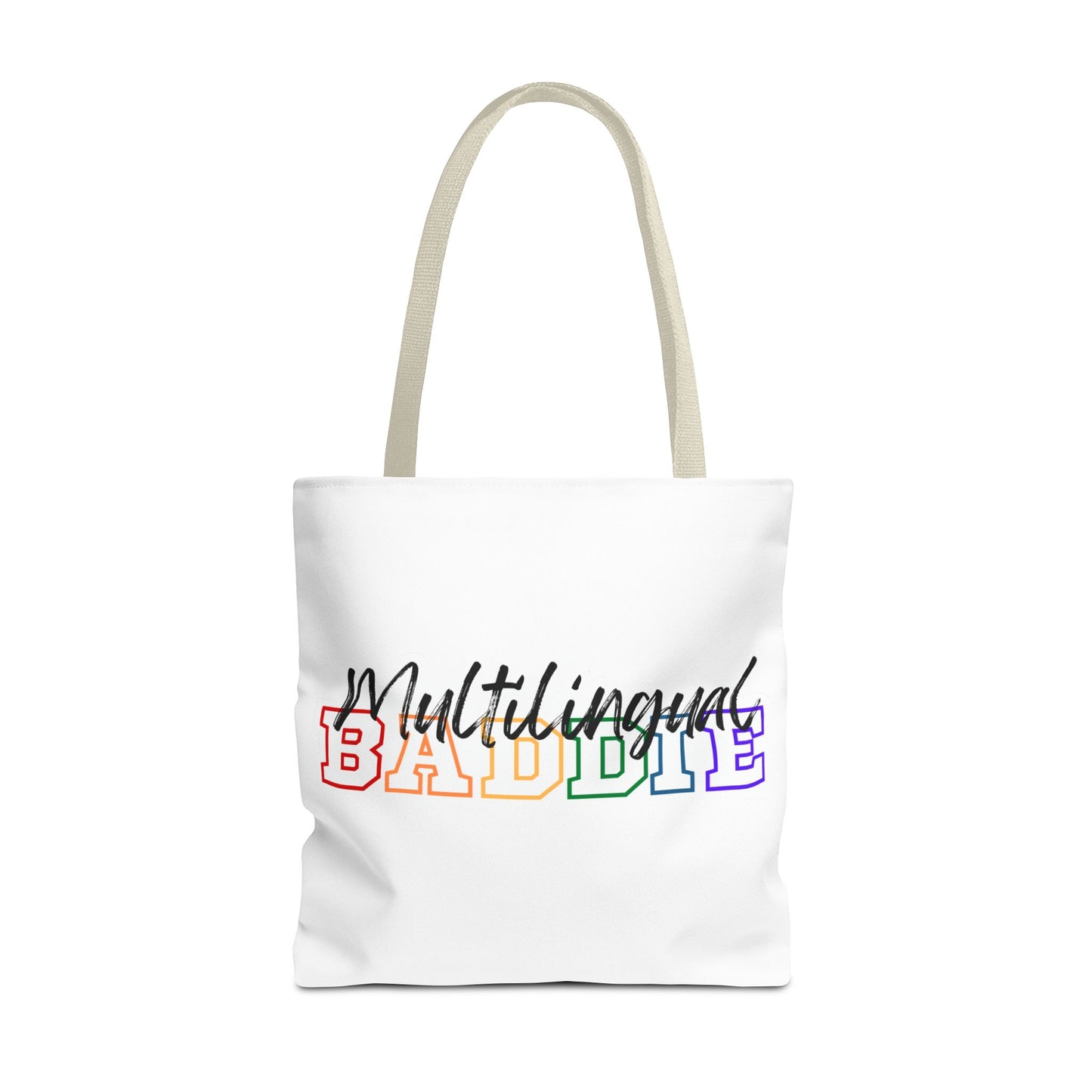Multilingual Baddie Tote Bag