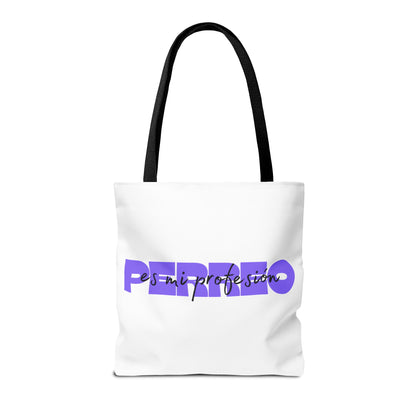 Perreo Es Mi Profesion Purple Tote Bag