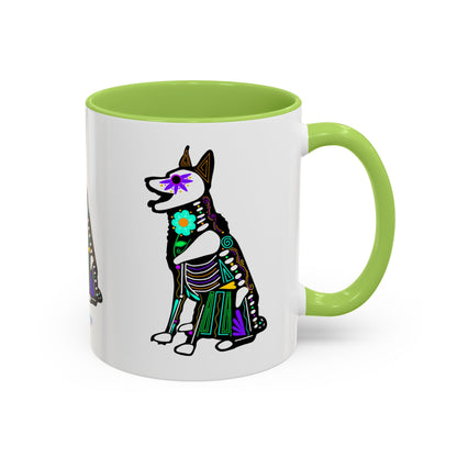 Dia de los Muertos German Shepard Coffee Mug