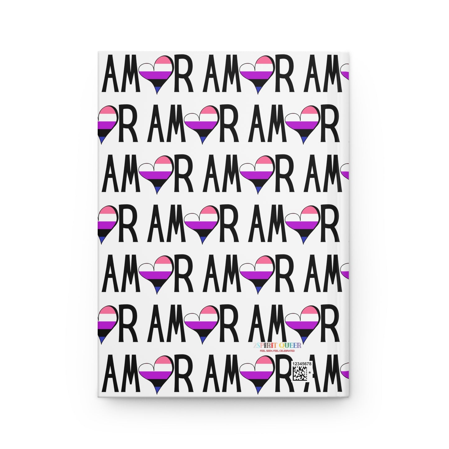 Amor Genderfluid Hardcover Journal