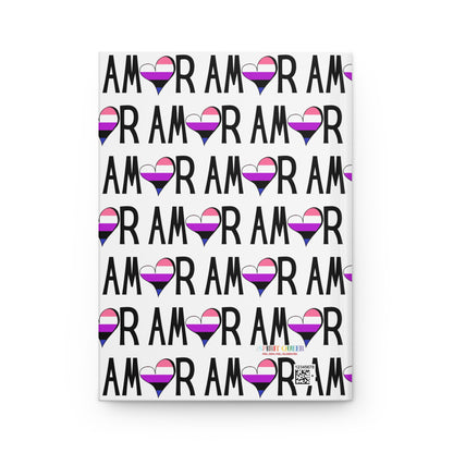 Amor Genderfluid Hardcover Journal