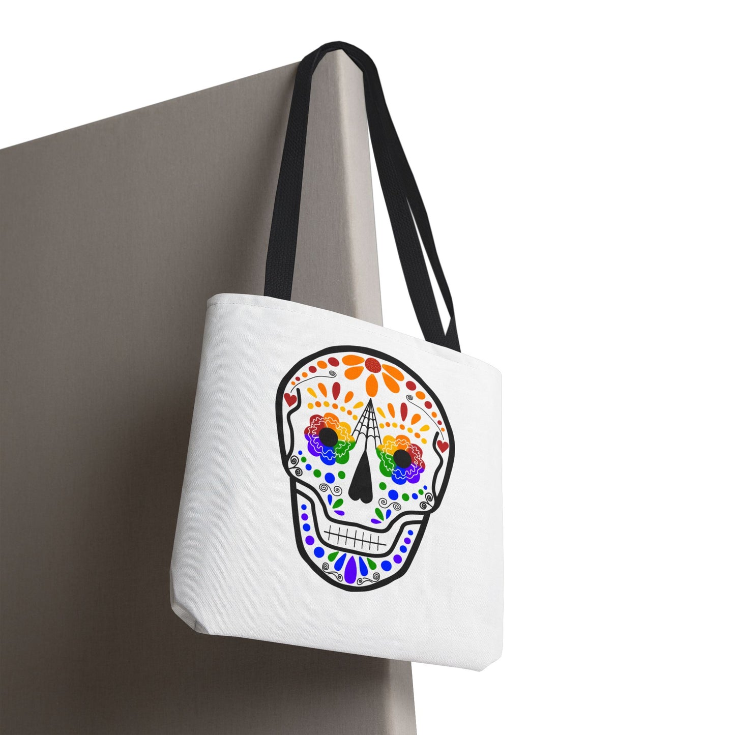 Queer Sugar Skull Tote Bag