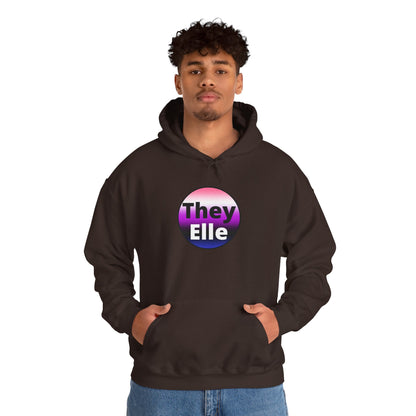 They / Elle Genderfluid Hooded Sweatshirt