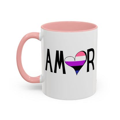 Amor Genderfluid Accent Coffee Mug