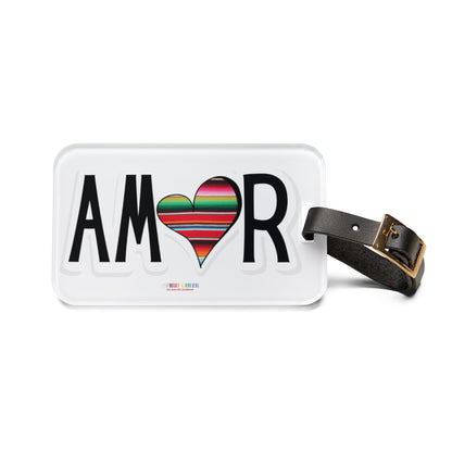 Amor Serape Luggage Tag