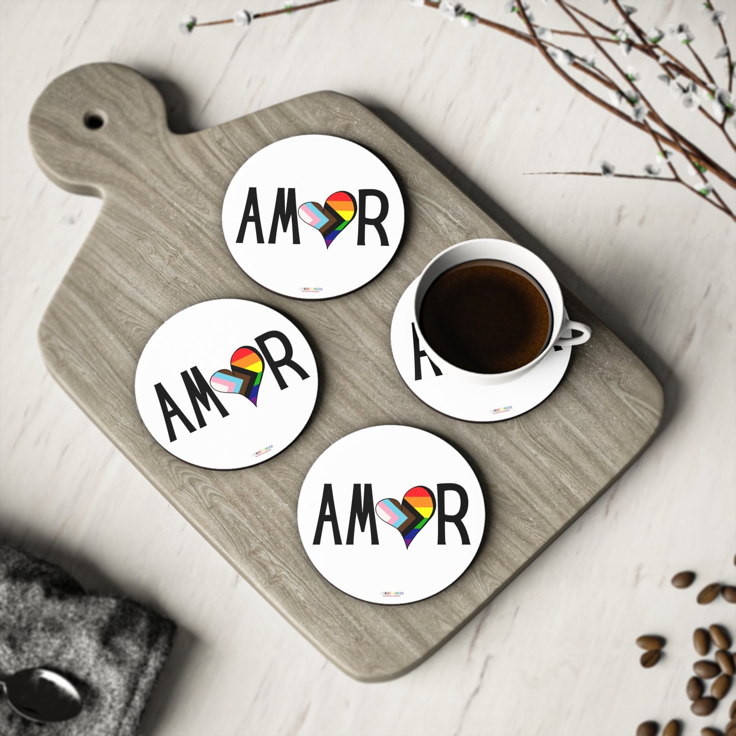 Amor Inclusive Coasters