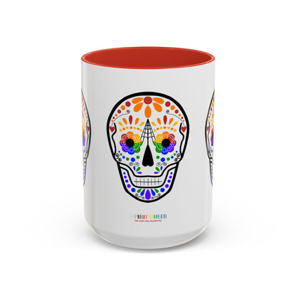 Queer Sugar Skull Coffee Mug