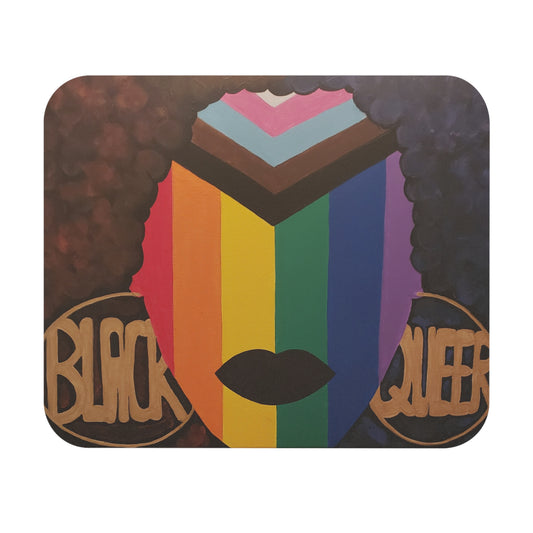 Black and Queer Mouse Pad