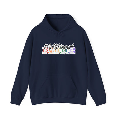 Multilingual Baddie Hooded Sweatshirt