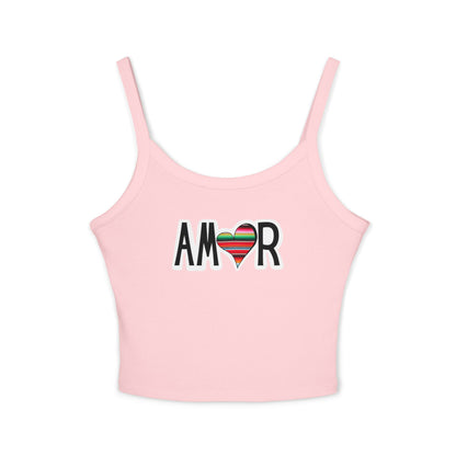 Amor Serape Spaghetti Strap Tank Top