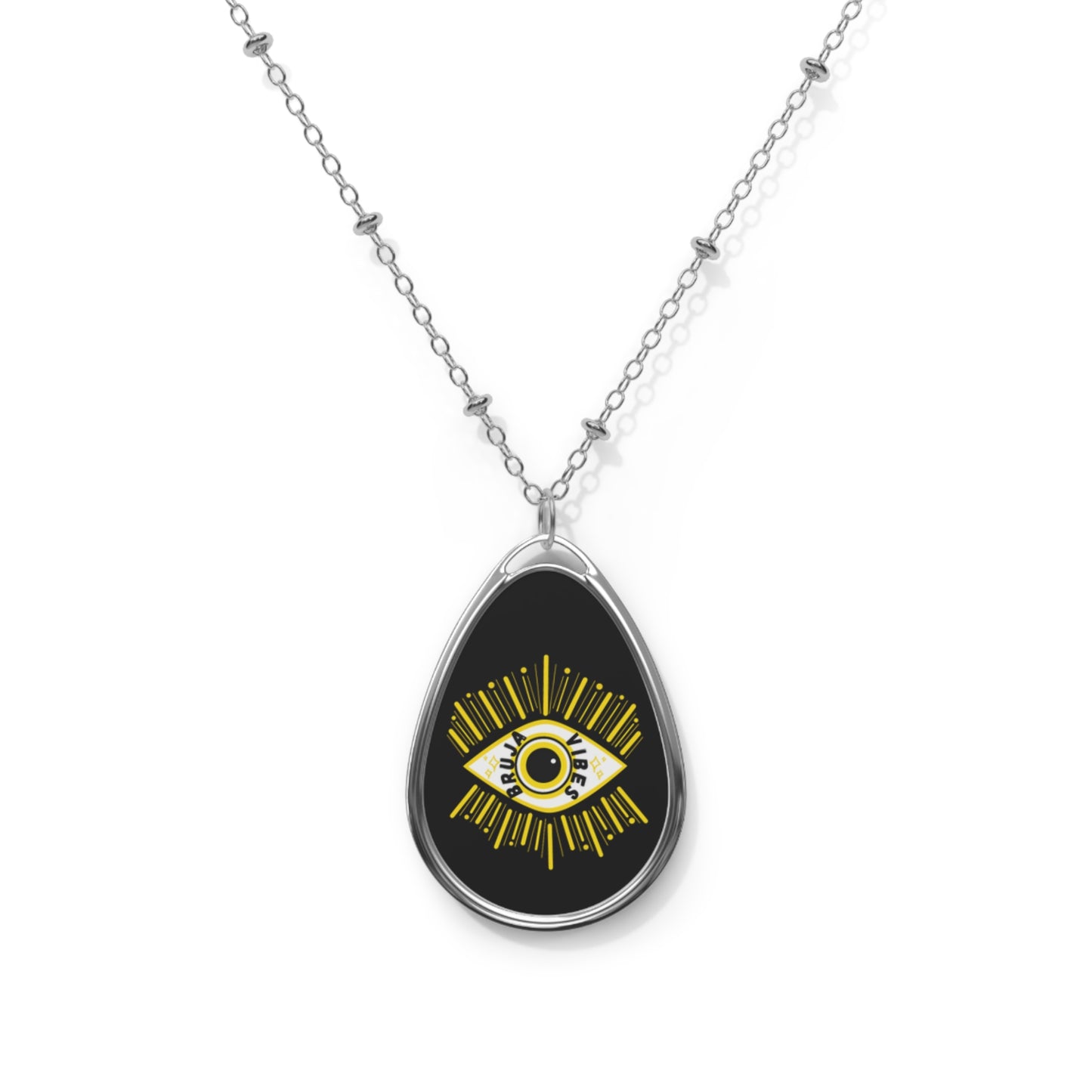 Bruja Vibes Inner Eye Oval Necklace