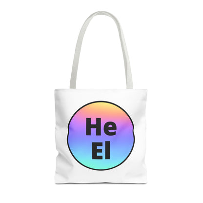 He / El Rainbow Tote Bag