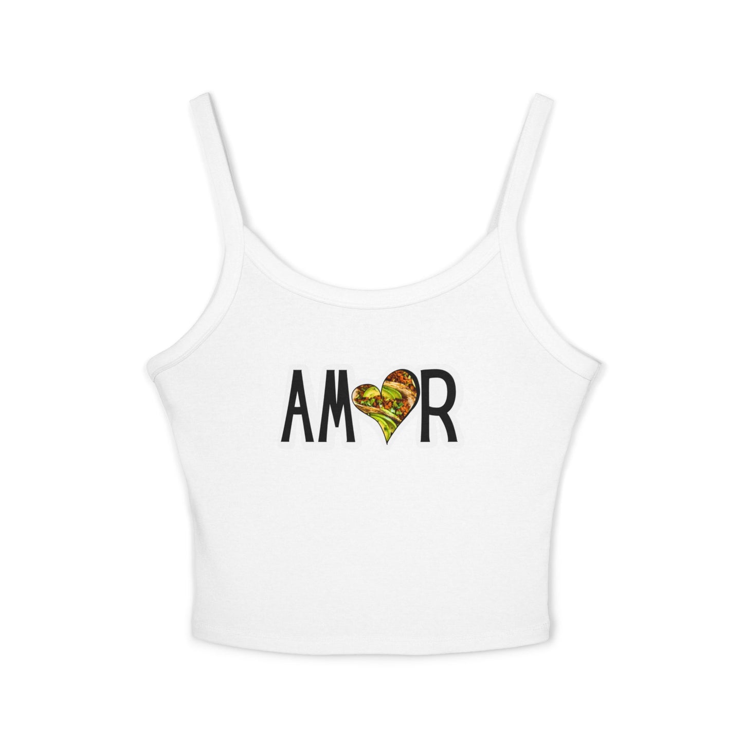 Amor Taco Spaghetti Strap Tank Top