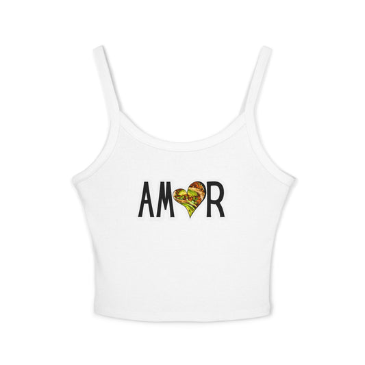 Amor Taco Spaghetti Strap Tank Top