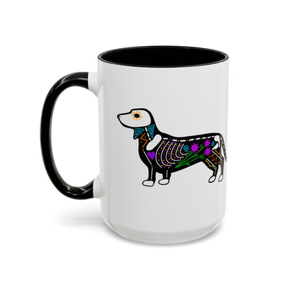 Dia de los Muertos Dachshaund Coffee Mug