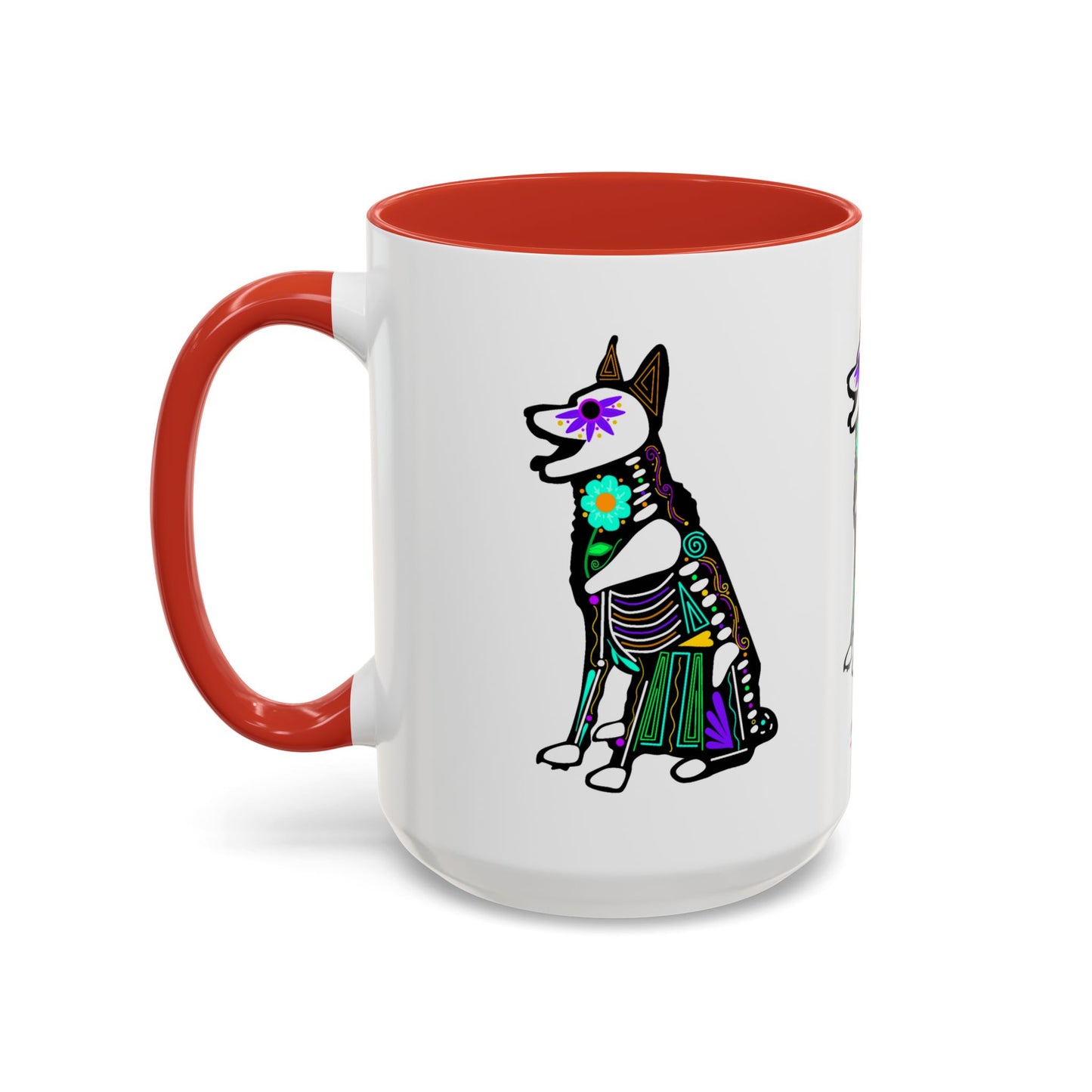 Dia de los Muertos German Shepard Coffee Mug