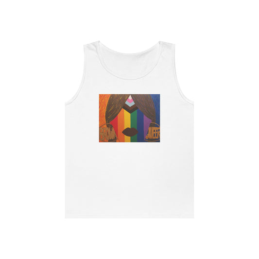 Brown and Queer Heavy Cotton Tank Top