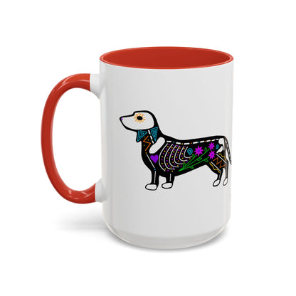 Dia de los Muertos Dachshaund Coffee Mug