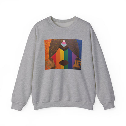 Brown and Queer Crewneck Sweatshirt