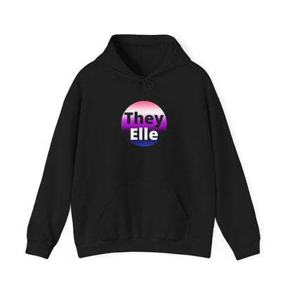They / Elle Genderfluid Hooded Sweatshirt