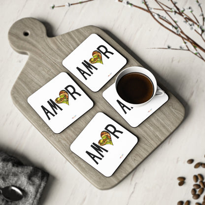 Amor Taco Coasters