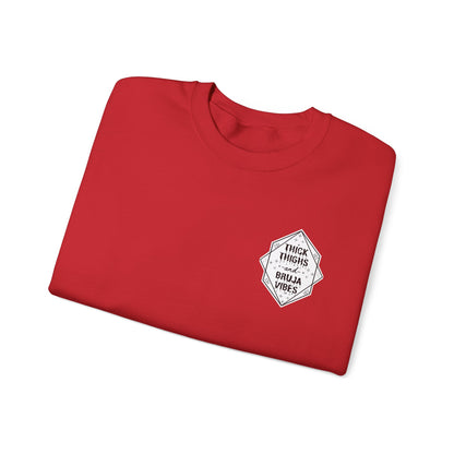 Thick Thighs Bruja Vibes Crewneck Sweatshirt