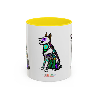 Dia de los Muertos German Shepard Coffee Mug
